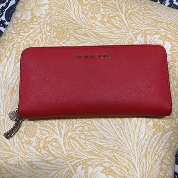 MICHAEL KORS 레드 장지갑