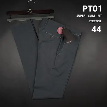 PT01 슈퍼 슬림핏 슬랙스 44 다크 그레이