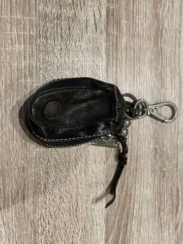 가죽 블랙 키케이스 동전 지갑