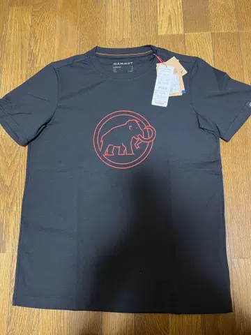 MAMMUT 블랙 T 셔츠 S 사이즈 1017-02012