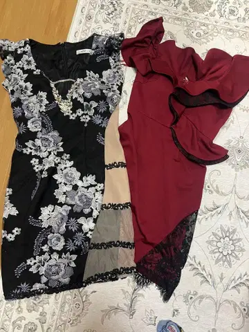 타이트 드레스 2세트 Jewels