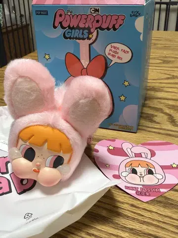 파워퍼프걸스 버블 토끼 귀 POPMART