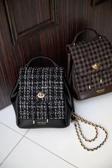herlipto Tweed Mini Backpack