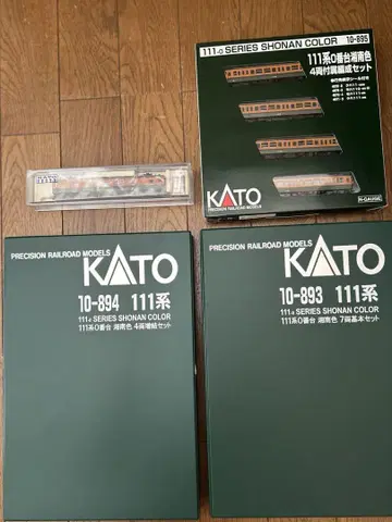 KATO 111계 0번대 15량 세트 & 쿠모유니 74-0 쇼난색