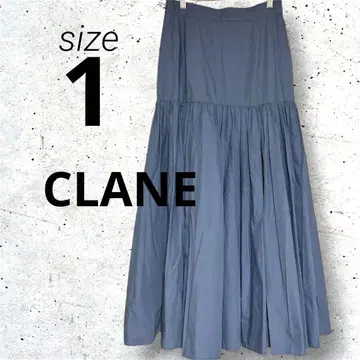 CLANE 클라네 개더 롱 스커트 M 볼륨 턱 럭셔리 개성