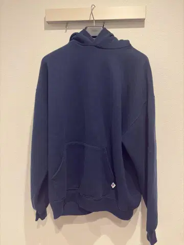 90s 러셀 USA 블랭크 무지 후드티 XL 네이비
