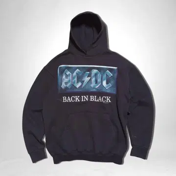 AC DC 90s BLACK IN BLACK 밴드 맨투맨 후드티