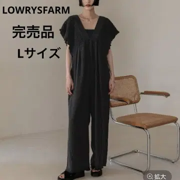 [ 완판템 ] 로리즈팜 요류 셔링 살로펫 블랙 L 사이즈