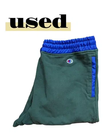 used Champion 그린 조거 팬츠