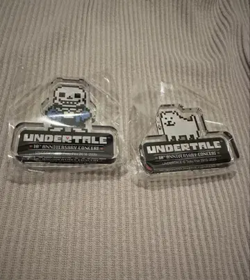 UNDERTALE 10주년 기념 콘서트 회장 한정판 아크릴 스탠드