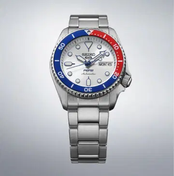 [새상품] SEIKO PEPSI 콜라보 세이코5 스포츠 (SBSA319)