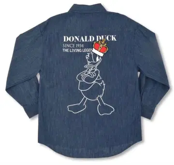 도날드 긴팔 셔츠 블루 DONALD THE KING BIRTHDAY