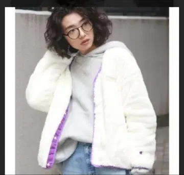 언그리드 챔피온 루즈 보아 블루종 플리스