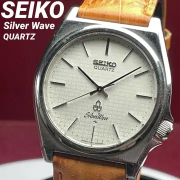 1988년제 SEIKO 실버 웨이브 쿼츠 배터리 교환 완료 특이한 다이얼