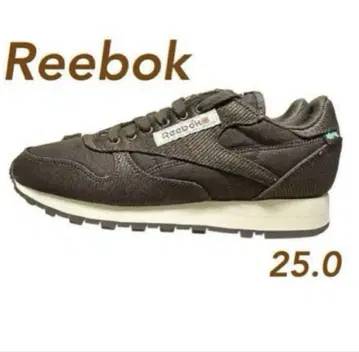 [Reebok] 클래식 레더 다크 브라운 25.0 헴프 소재