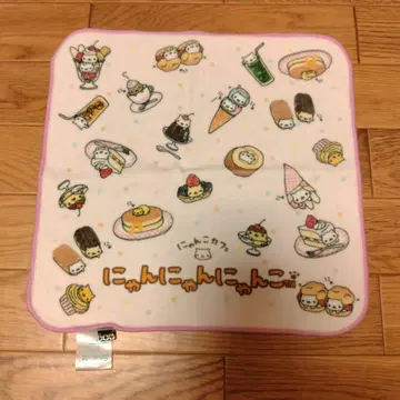 냥냥냥코 냥코 카페 핸드 타월