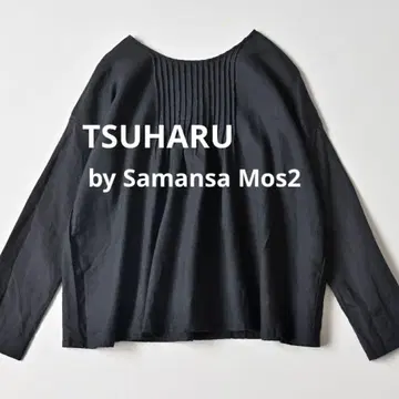 TSUHARU by Samansa Mos2 린넨 핀턱 블라우스