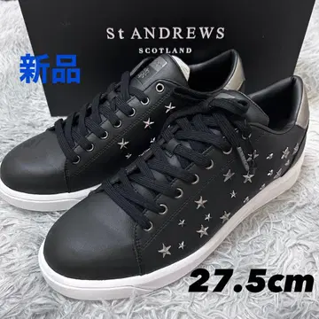 새상품 세인트 앤드류스 신발 스터드 스파이크리스 블랙 27.5