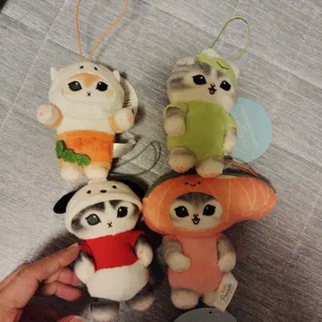 [ 새상품급 ] 모프 샌드 할로윈 봉제 인형 스트랩 세트
