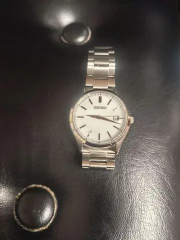 SEIKO 손목시계 쿼츠 화이트 솔라