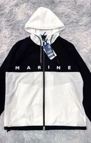 muta MARINE 무타 스트레치 지퍼 후드티 5M