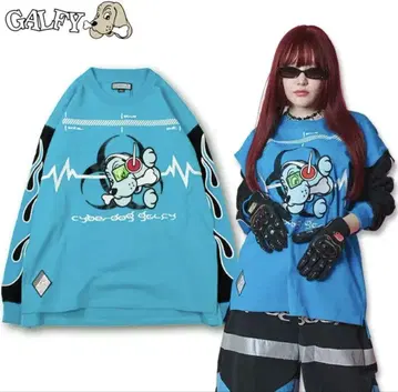 갈피 GALFY 사이버 갈피 바이오하자드 롱Tee 중형견