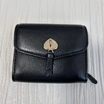 케이트 스페이드 접이식 지갑 블랙 가죽 케이트 스페이드 마티 스몰