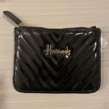 Harrods 블랙 미니 파우치