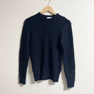 새상품급 에디피스 캐시미어 100% 케이블 니트