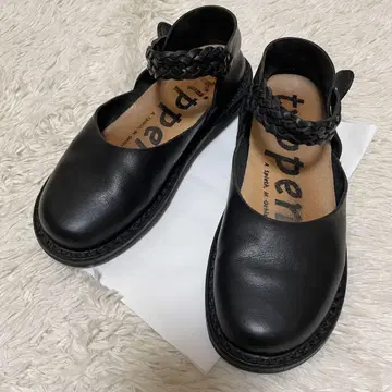 trippen IDYLLE 36 사이즈 스트랩 슈즈 블랙 블랙