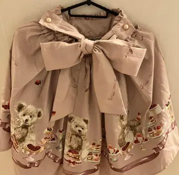 앙크루즈 핑크 곰 스커트