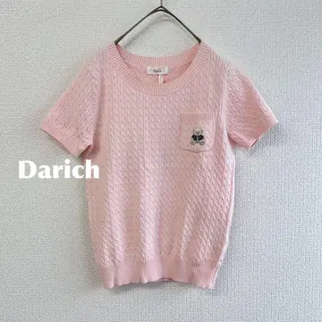 Darich D 베어 케이블 니트탑 m127