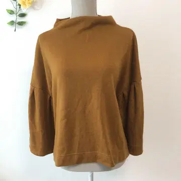 노타데라 마노시니스트라 멜로즈 니트 상의 7부 소매 울