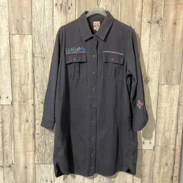 티티카카 긴팔 원피스 무릎 기장 15호 가을/겨울 자수 코트