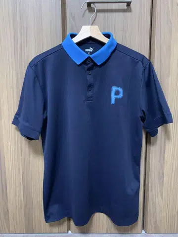 PUMA 네이비 피케 셔츠 XL