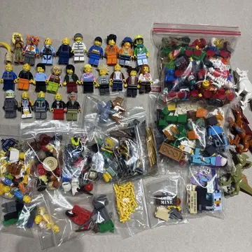 LEGO 미니 피규어 닌자고 기타 묶음 판매 정크