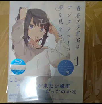청춘 돼지 녀석은 산타클로스의 꿈을 꾸지 않아 1 완전 생산 한정판 BD