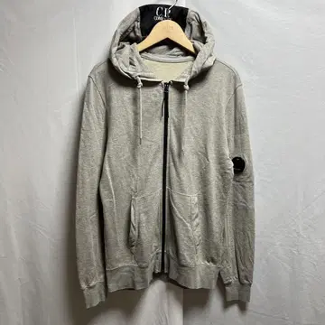 C.P. Company 암 렌즈 집 후디 지퍼 후드티
