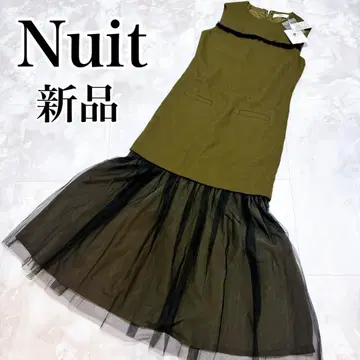 [ 새상품 ] Nuit 원피스 슬리브리스 절개