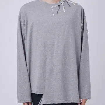 디스커버드 DISCOVERED 데미지 가공 롱T