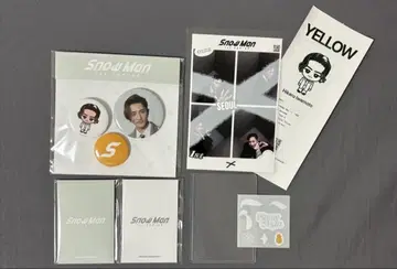 Snow Man 1st POP-UP 이와모토 테루 세트 한국 한정판