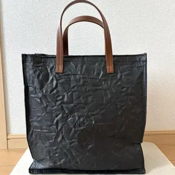페이퍼라이크 토트백 블랙 대용량