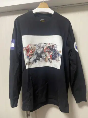 THE NORTH FACE 아트 프린트 긴팔 티셔츠