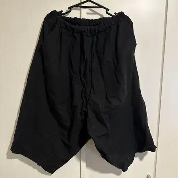 블랙 사루엘 팬츠