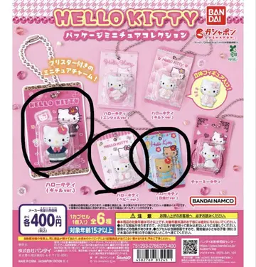 HELLO KITTY 미니어처 컬렉션 6종 세트