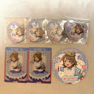 러브 라이브 선샤인 aqours GIGO 하트 캔뱃지 와타나베 요우