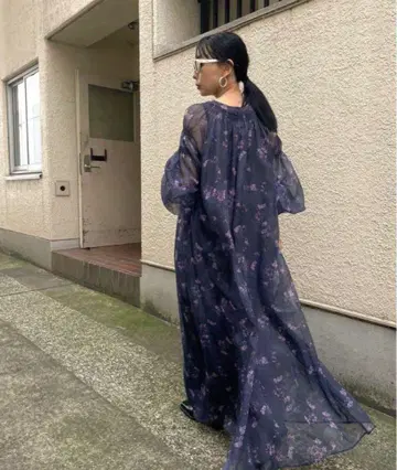 NORA FLOWER LAYERED DRESS AMERI vintage