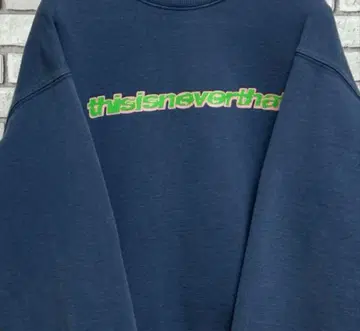 thisisneverthat 트레이닝복 센터 로고 블루 L