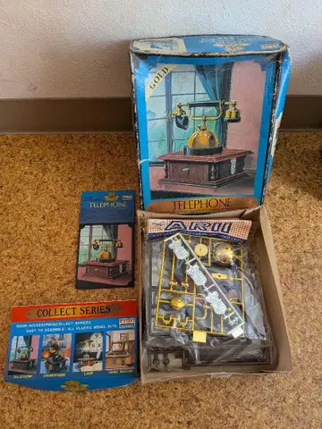 ARII 전화기 프라모델 미조립 쇼와 레트로 레트로 전화기