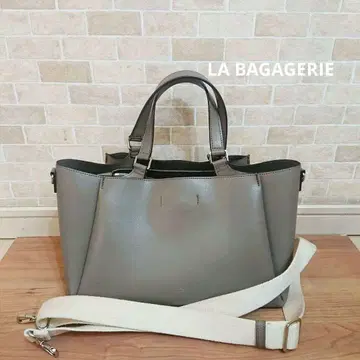 새상품급 LA BAGAGERIE 2way 숄더백 그레이지